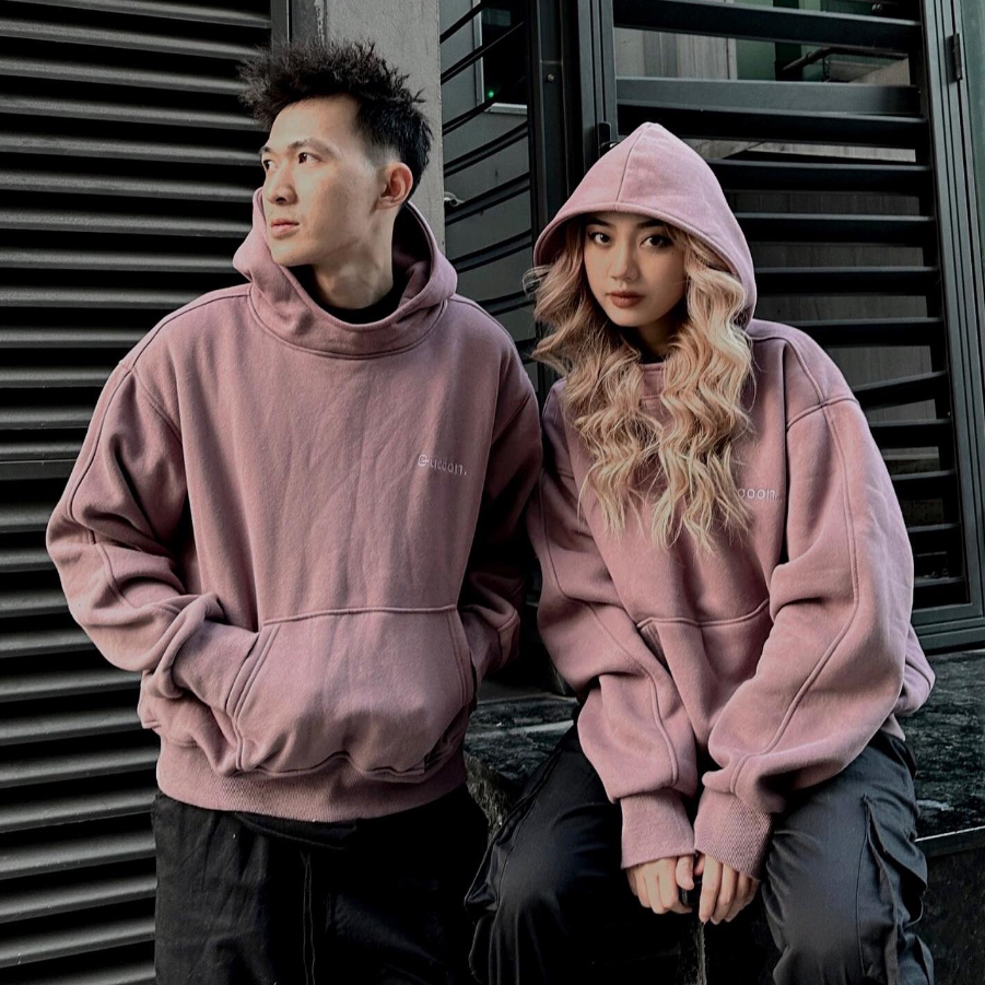Áo Hoodie nam nữ Gucoon  Tím
