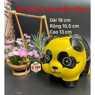 Heo đất tiết kiệm gấu trúc vàng