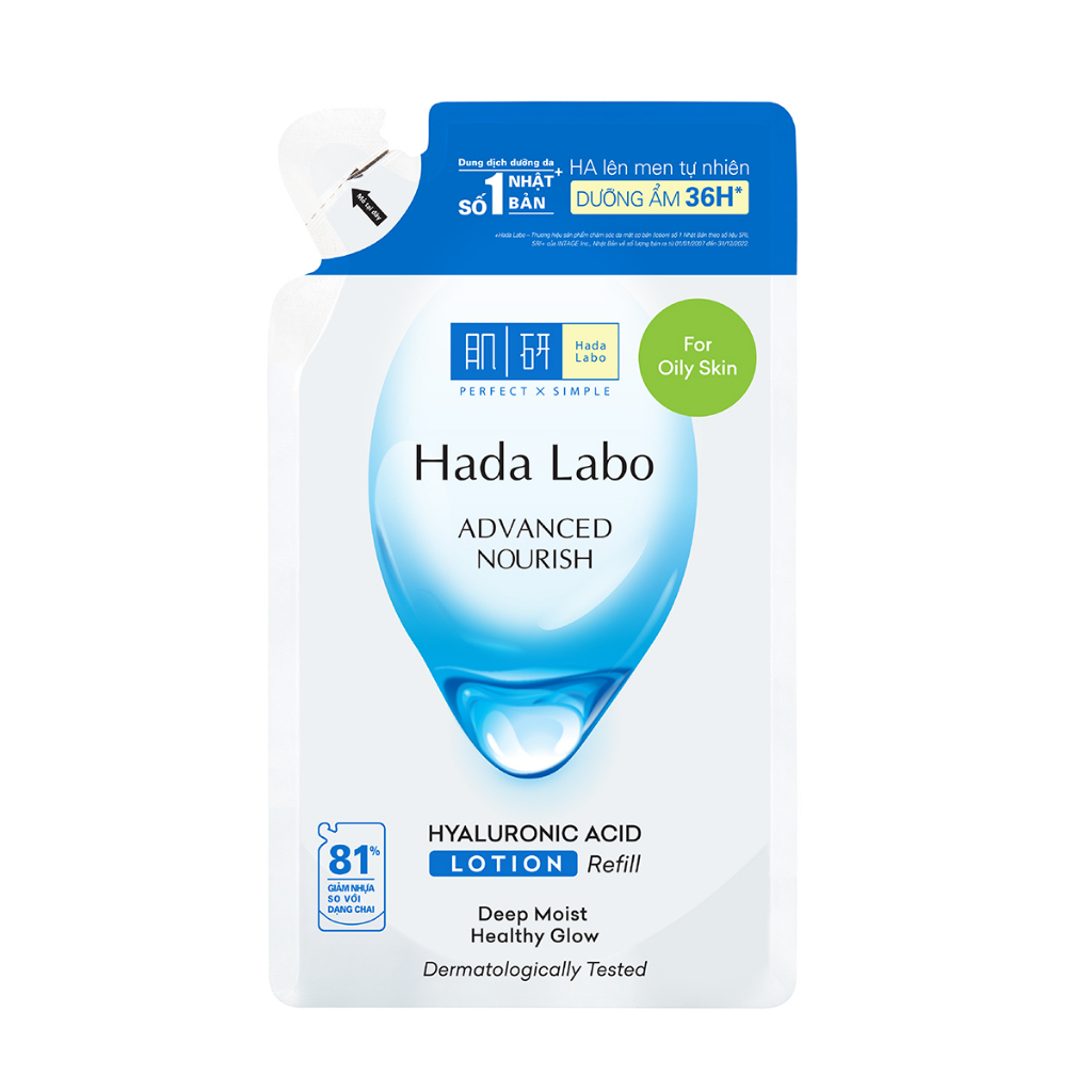 Túi refill lotion dưỡng ẩm Hada Labo Advance Nourish Hyaluronic Acid cho