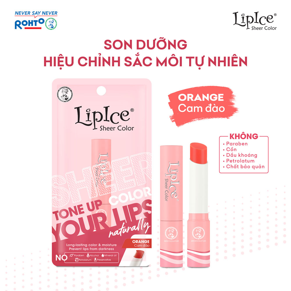 Son dưỡng hiệu chỉnh sắc môi màu tự nhiên LipIce Sheer Color 2.4g (phiên bản 2023)