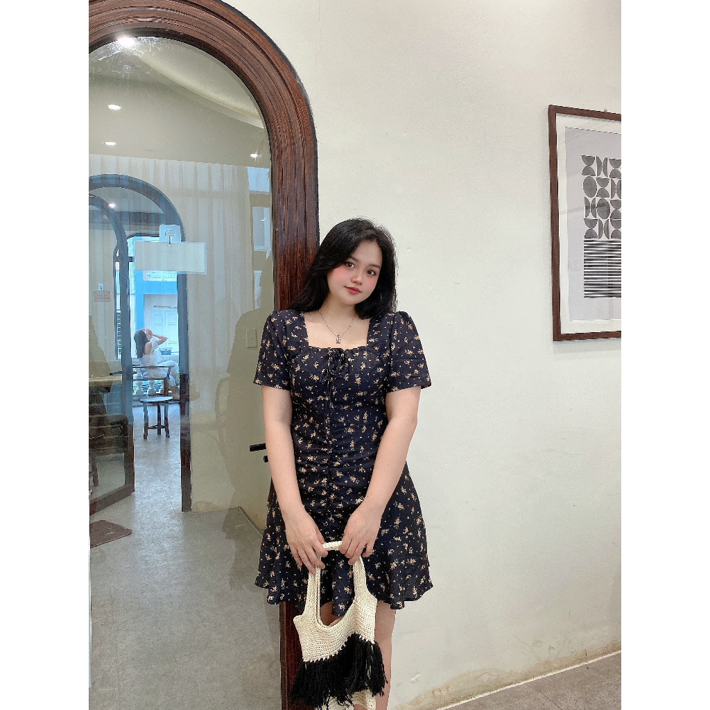 Váy BIGSIZE hoa nhí dáng ngắn M30901 55-95