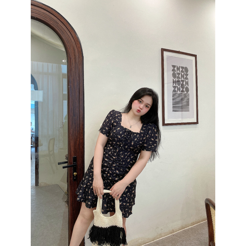 Váy BIGSIZE hoa nhí dáng ngắn M30901 55-95