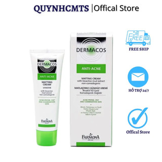 Dermacos Kem Dưỡng Ẩm Giảm Bóng Nhờn, Ngừa Mụn Farmona Dermacos Anti Acne Matting Cream 50ml