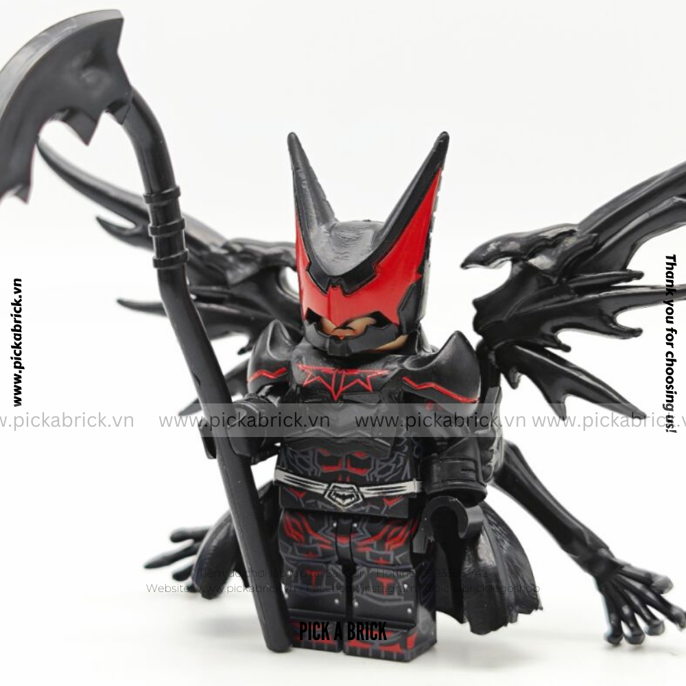 Minifigures Hellbat - Đồ chơi lắp ráp xếp hình mô hình minifigures minifigure nhân vật siêu anh hùng người Dơi địa ngục