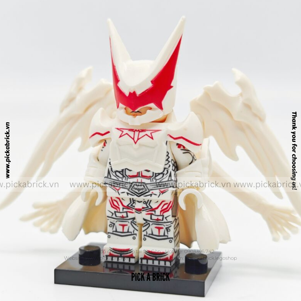 Minifigures Hellbat - Đồ chơi lắp ráp xếp hình mô hình minifigures minifigure nhân vật siêu anh hùng người Dơi địa ngục