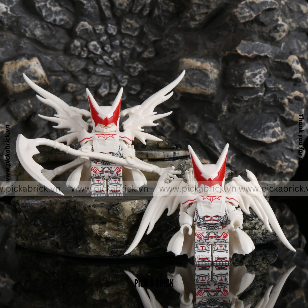 Minifigures Hellbat - Đồ chơi lắp ráp xếp hình mô hình minifigures minifigure nhân vật siêu anh hùng người Dơi địa ngục