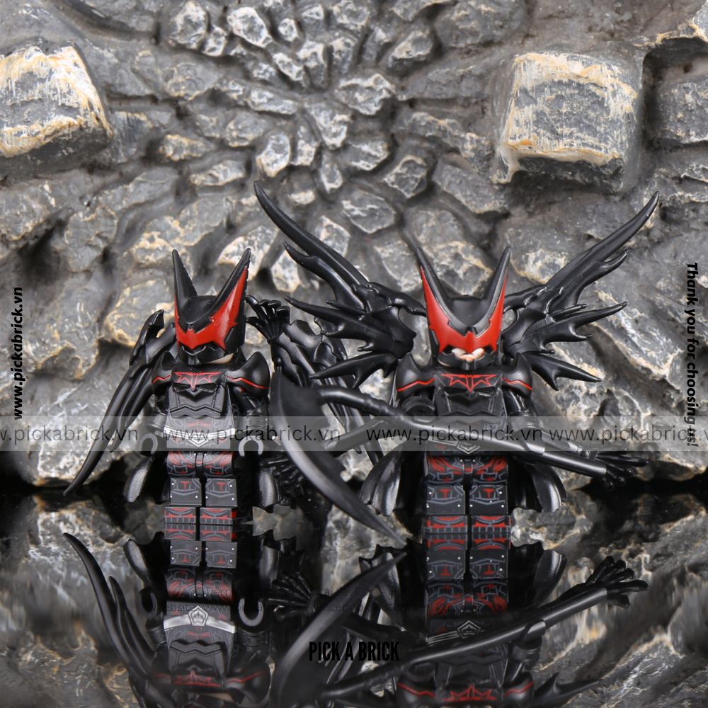 Minifigures Hellbat - Đồ chơi lắp ráp xếp hình mô hình minifigures minifigure nhân vật siêu anh hùng người Dơi địa ngục