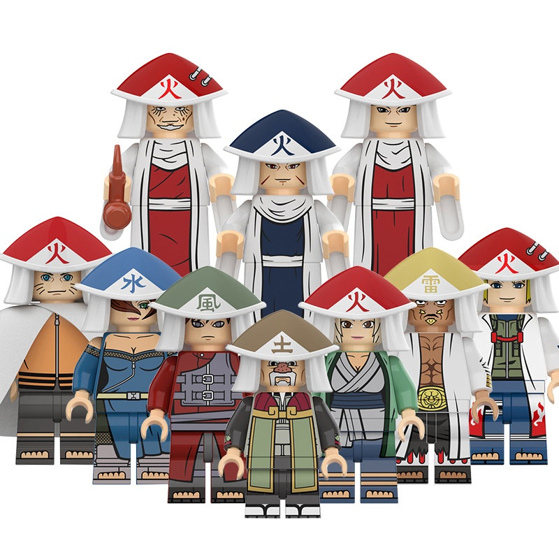 Minifigures Naruto - Đồ chơi lắp ráp xếp hình mô hình nhân vật Naruto hoạt hình minifigure Anime Ninja