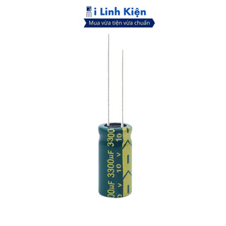 Tụ hóa 10v 3300uf 10x20mm tần số cao ilinhkien