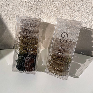 [Set 9] Dây Cột Tóc, Dây Buộc Tóc Nữ Lò Xo Co Giãn