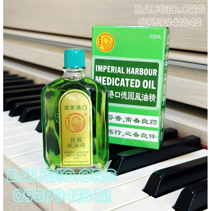 DẦU GIÓ XANH SƯ TỬ ĐỎ IMPERIAL HARBOUR MEDICATED OIL 30ML SINGAPORE