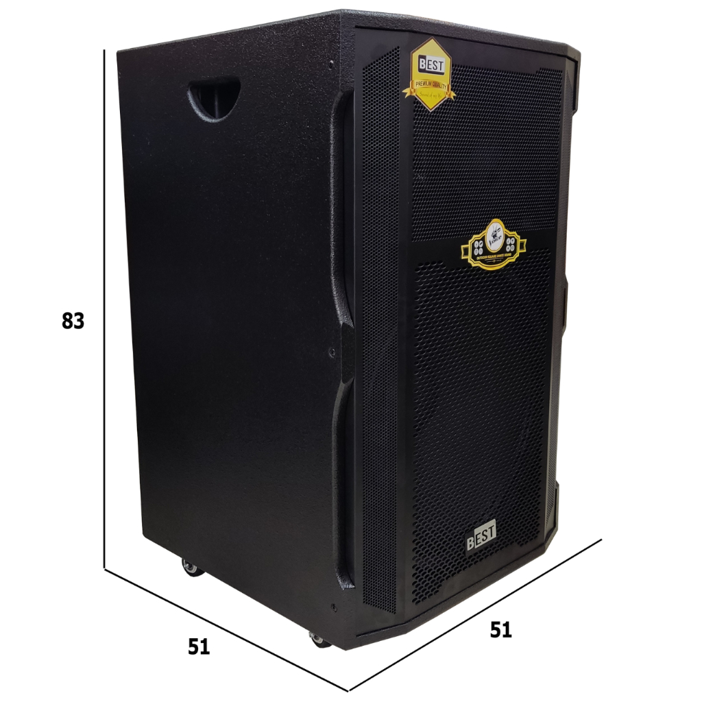 Loa kéo Best 6910 | Bass 5 Tấc ,Kèm 2 Micro