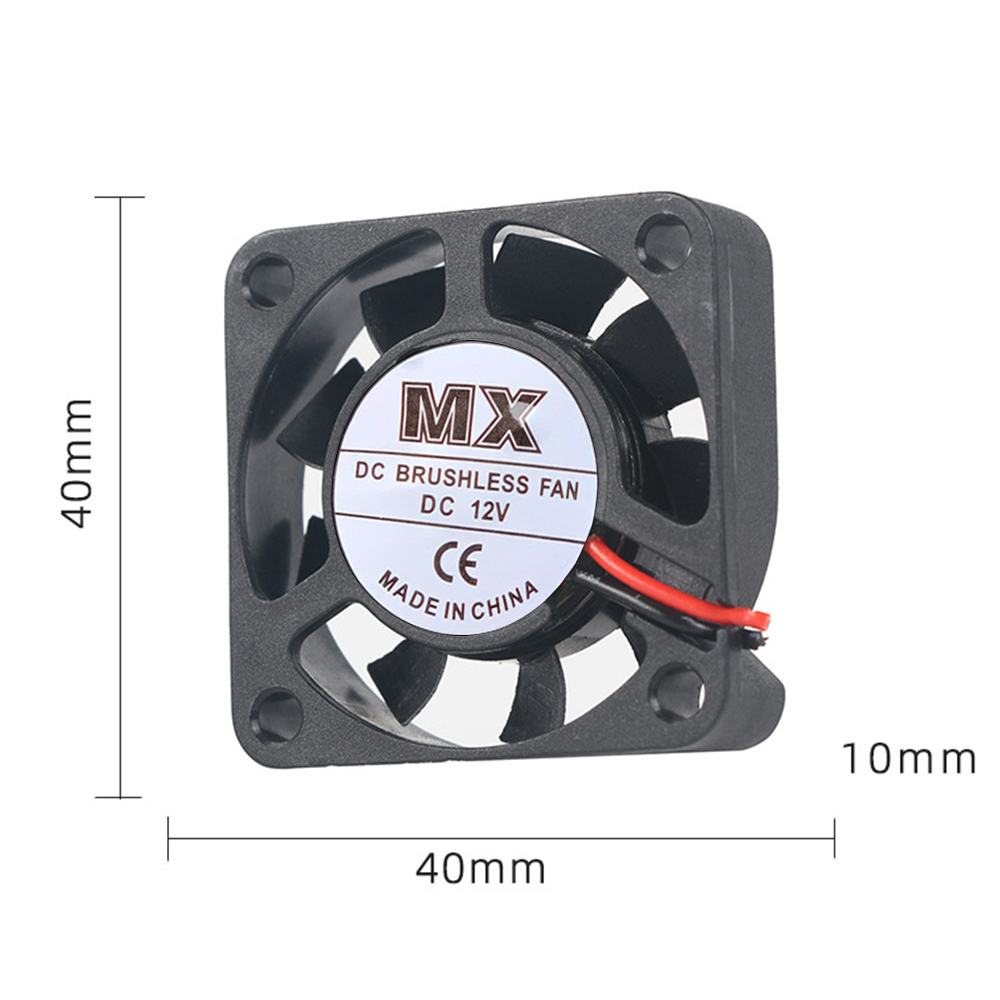 Quạt tản nhiệt MX 12v 4x4, 6x6, 8x8, 12x12CM, làm mát thủy sinh đầy đủ kích thước