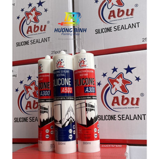 Keo silicone abu a300 và a500 - keo dán kính chuyên dụng