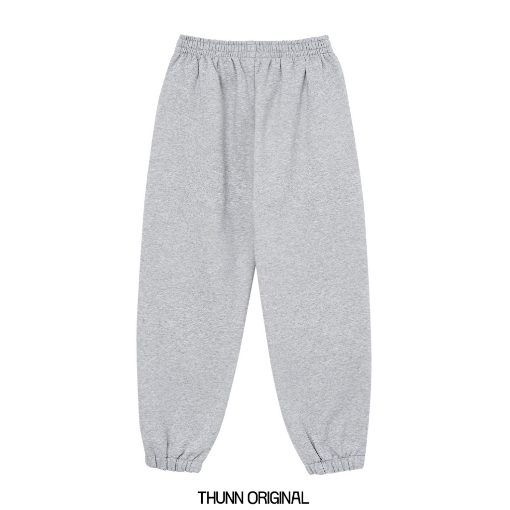 Quần Xám Nỉ Bông Cao Cấp - THUNN ORIGINAL Light Gray Sweatpants