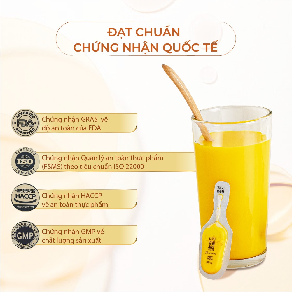 [QUÀ HẤP DẪN - COMBO GIA ĐÌNH] Combo 3 Hộp Tinh Chất Nghệ Nano Curcumin 365 Premium Hàn Quốc Hộp (96 tuýp)