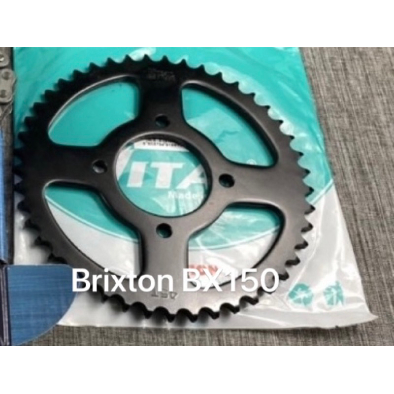 Nhông sên dĩa Brixton 125, Brixton 150 ,Brixton BX150 sên 9 ly - 10Ly >> hiệu VITAL- xích đĩa tải chính hãng