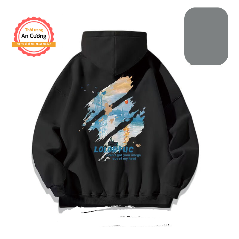 Áo khoác hoodie, áo hoodie nam nữ chất nỉ dày form rộng có mũ giá rẻ HOODIE46 - Thời trang An Cường