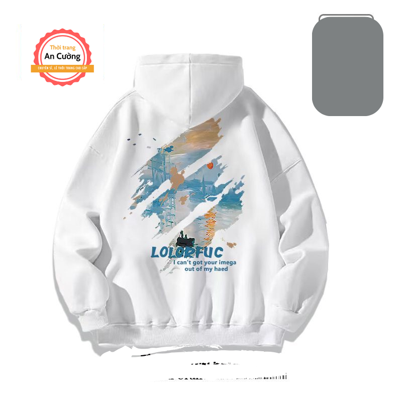 Áo khoác hoodie, áo hoodie nam nữ chất nỉ dày form rộng có mũ giá rẻ HOODIE46 - Thời trang An Cường