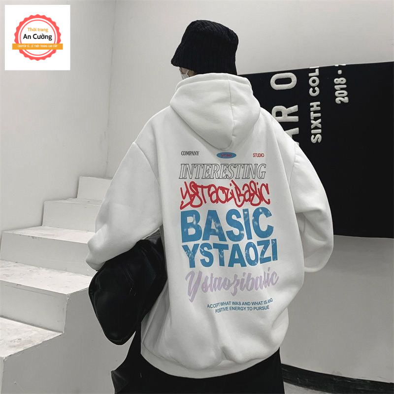 Áo khoác hoodie, áo hoodie nam nữ chất nỉ dày form rộng có mũ giá rẻ HOODIE47 - Thời trang An Cường