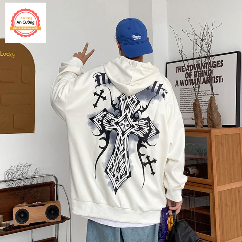 Áo khoác hoodie, áo hoodie nam nữ chất nỉ dày form rộng có mũ giá rẻ HOODIE47 - Thời trang An Cường