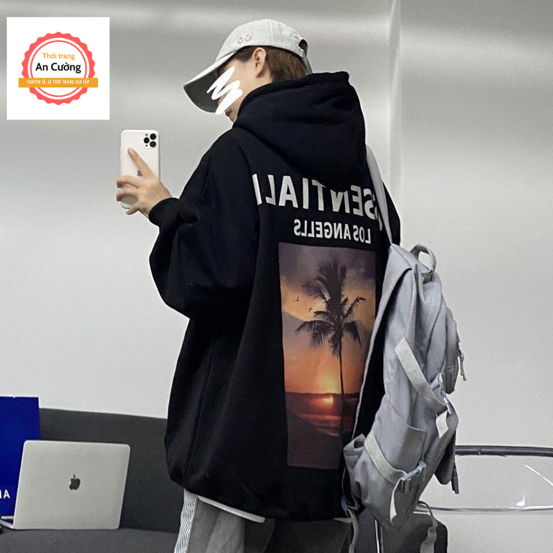 Áo khoác hoodie, áo hoodie nam nữ chất nỉ dày form rộng có mũ giá rẻ HOODIE47 - Thời trang An Cường