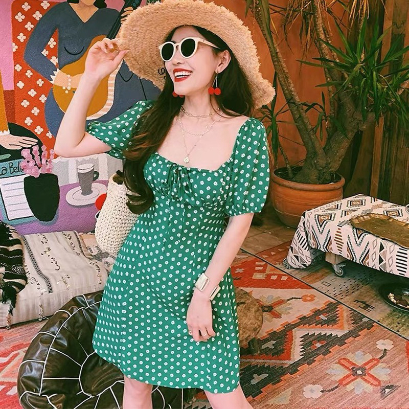 Order 15 ngày- Đầm hoa có tay #872