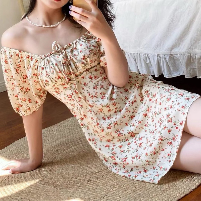 Order 15 ngày- Đầm hoa có tay #872