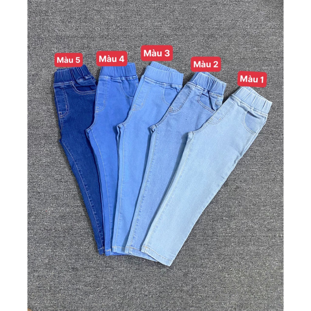 Quần jean mềm bé trai bé gái KidsCodi 5 màu