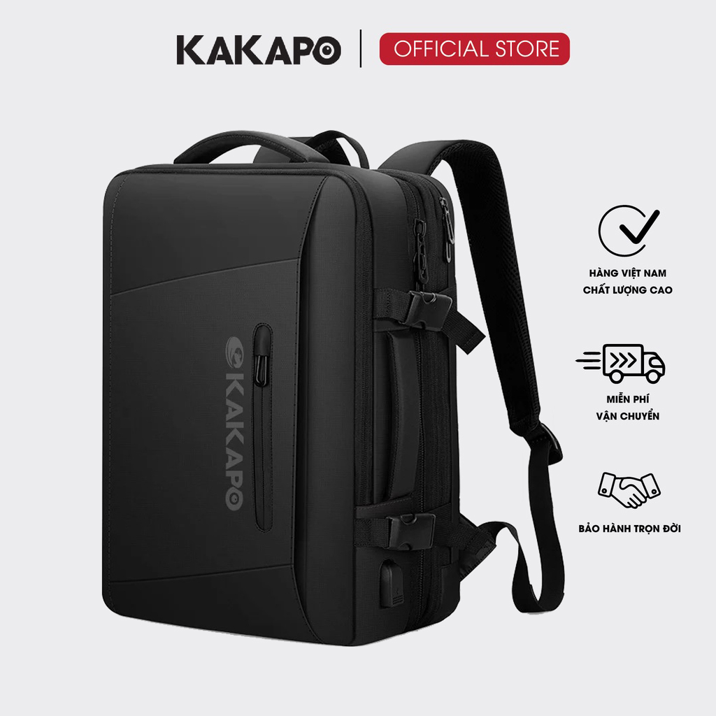 Balo Thời Trang Công Sở Chống Nước, Đi Du Lịch, Đựng Laptop 15.6 inch Cao Cấp KAKAPO BL038
