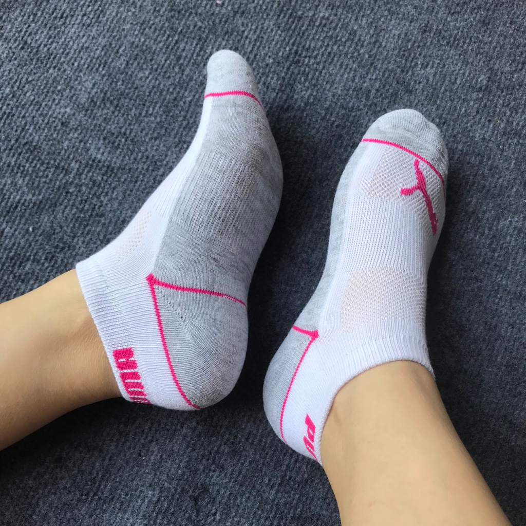 TẤT VỚ PUMA CỔ NGẮN CHO MẸ VÀ BÉ LỚN SIZE NHỎ 33-37 HÀNG DƯ XỊN NHIỀU MÀU DỄ THƯƠNG