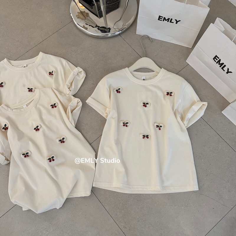 Áo Phông Cherry Cotton Mềm Hàng Phông Siêu Cấp