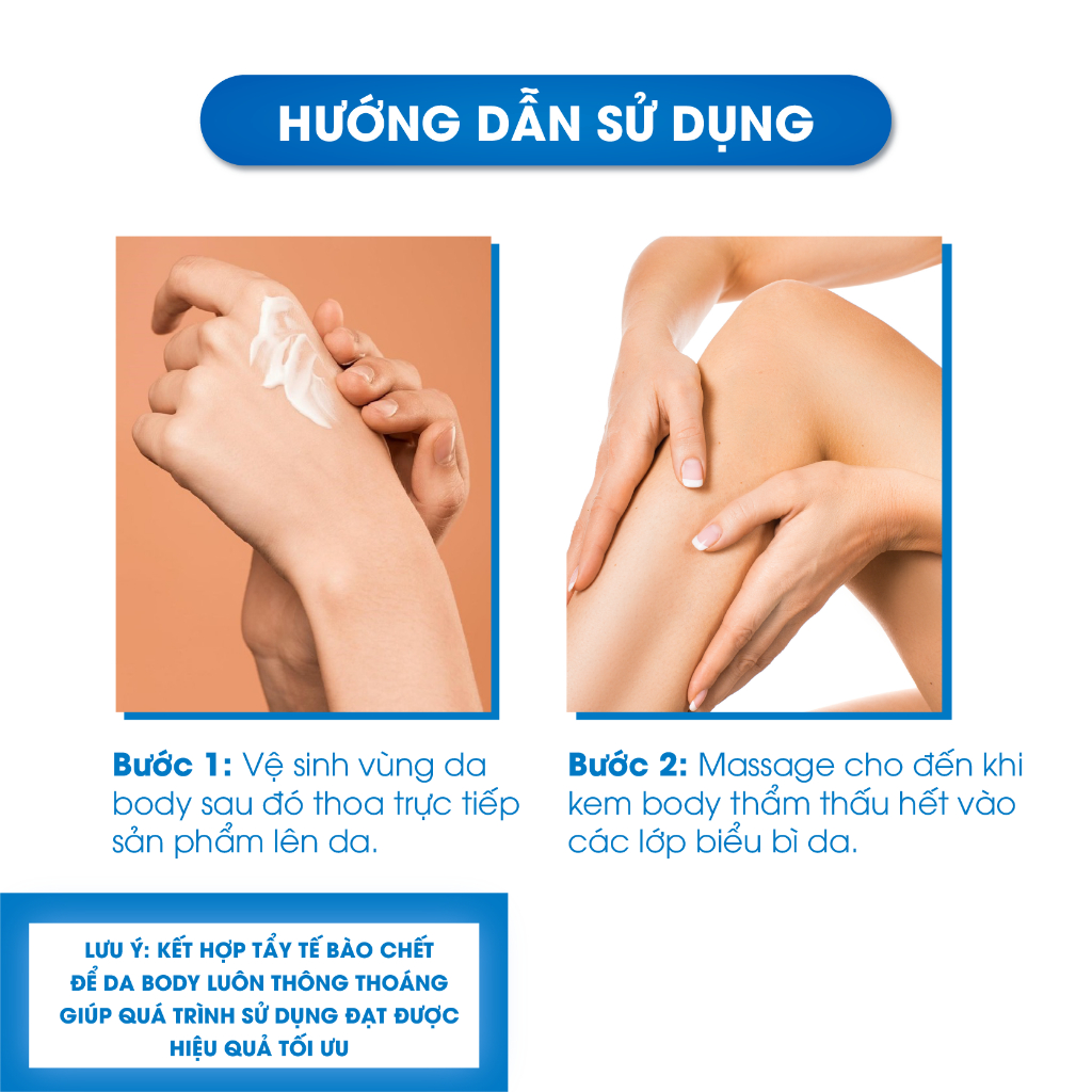 Kem Dưỡng Trắng Da O'riday Body Cream, Dưỡng Trắng Da Toàn Thân, Chống Nắng Cấp Ẩm Da Body 200ml