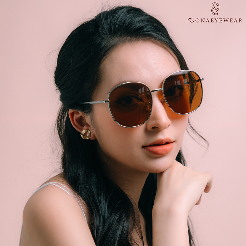 Kính râm - SONA EYEWEAR - Bản Cao Cấp  Nữ, Tròng Polycarbonate Gọng Kim Loại, Chống tia UV400