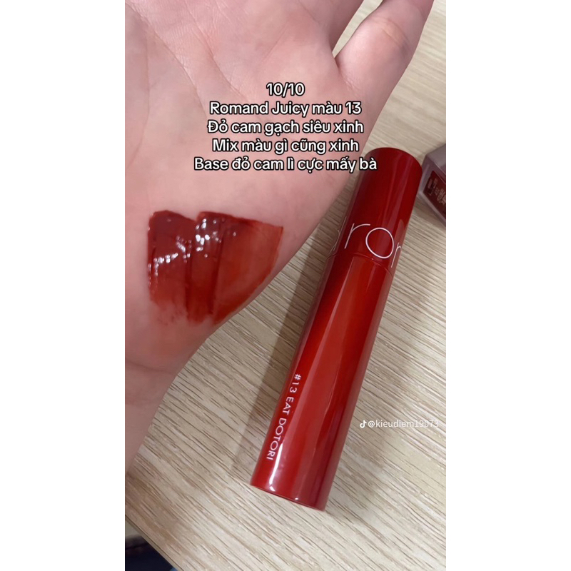 Son tint lì Romand Juicy Lasting Tint Ripe Fruit 5.5g
