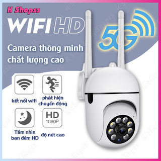 CAMERA WIFI 1080P Kết nối APP phát lại giọng nói hai chiều ổ cắm không dây nhìn đêm đủ màu tín hiệu 5G CCTV Security Cam