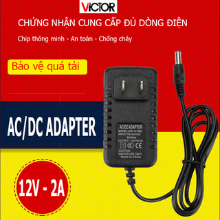 Bộ chuyển đổi nguồn 220v sang 12v-2a - adapter dc 12v 2a 5.5mmx2.1m