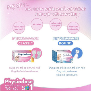 Nước Muối Sinh Lý Physiodose ( Hộp 40 ống x 5ml )