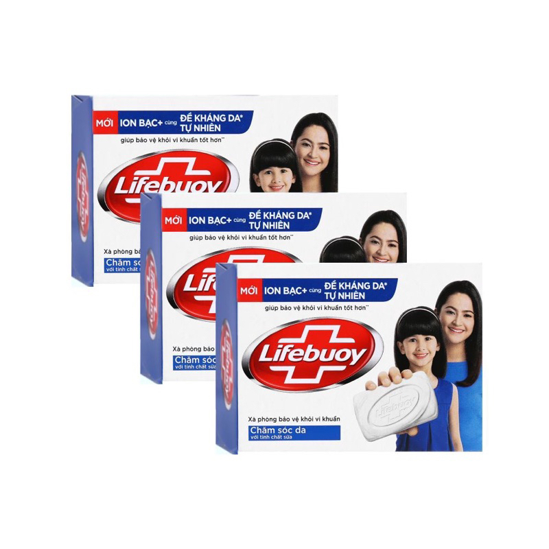 Xà Bông Cục Lifebuoy 90g Sạch Khuẩn Thơm Mát cho cả Gia Đình