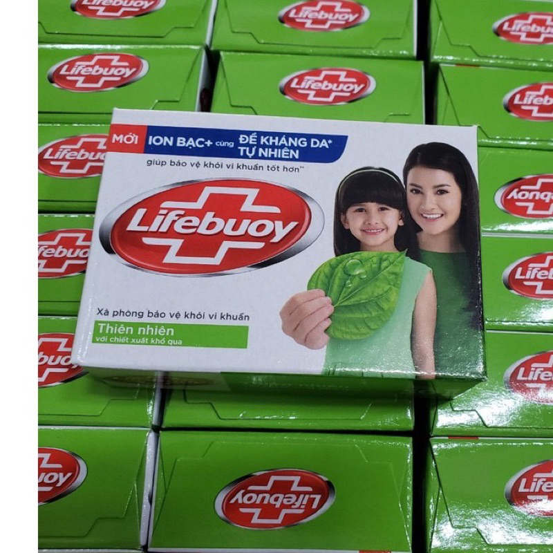 Xà Bông Cục Lifebuoy 90g Sạch Khuẩn Thơm Mát cho cả Gia Đình