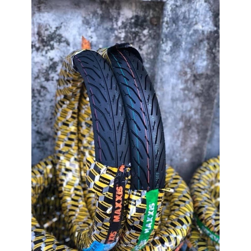 Cặp Vỏ Maxxis 6002 chữ vàng size 70/90-17 80/90-17 Không Ruột Dành Cho Xe Số Hàng Chính Hãng Maxxis
