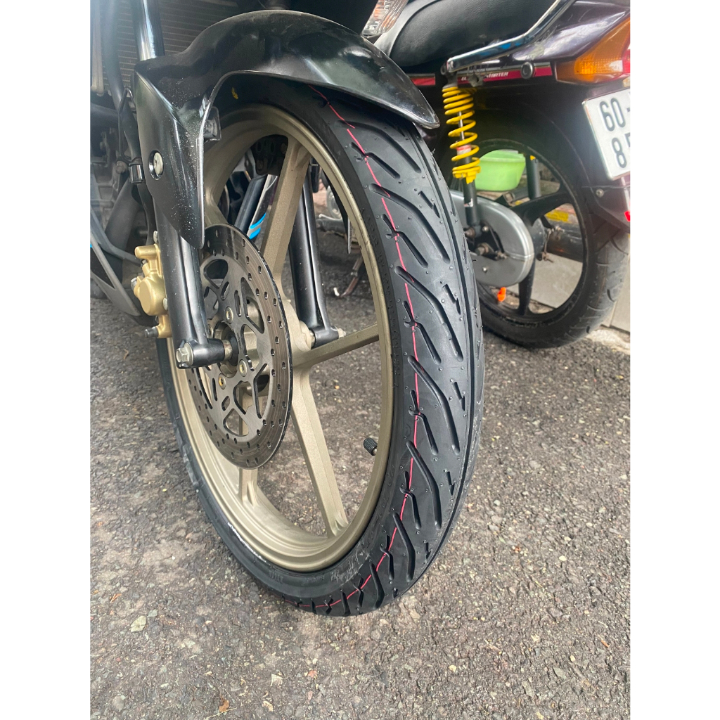Cặp Vỏ Maxxis 6002 chữ vàng size 70/90-17 80/90-17 Không Ruột Dành Cho Xe Số Hàng Chính Hãng Maxxis