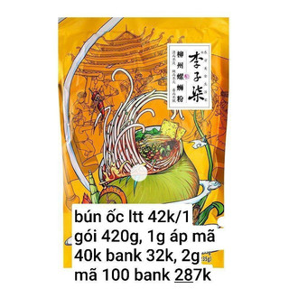 Combo bún ốc liễu châu lý tử thất