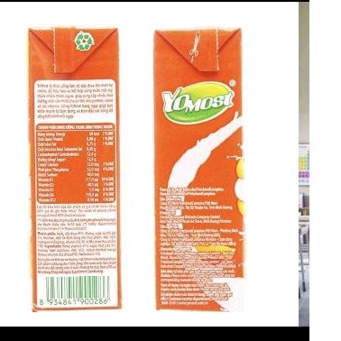 SỮA CHUA NÊN MEN TỰ NHIÊN YOMOST 170ML ×4 hộp,các vị