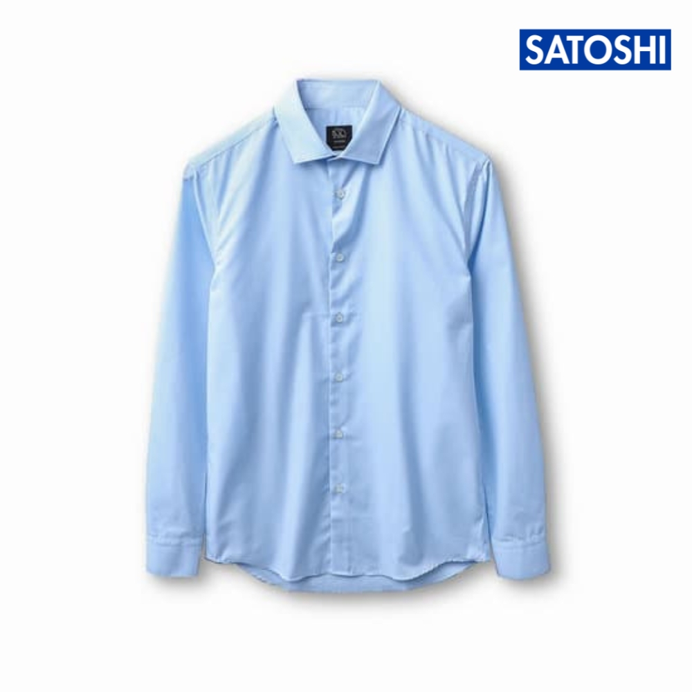 Áo sơ mi nam SATOSHI SASM56 chất vải cotton lụa mềm mại thoáng mát tay dài 5 màu