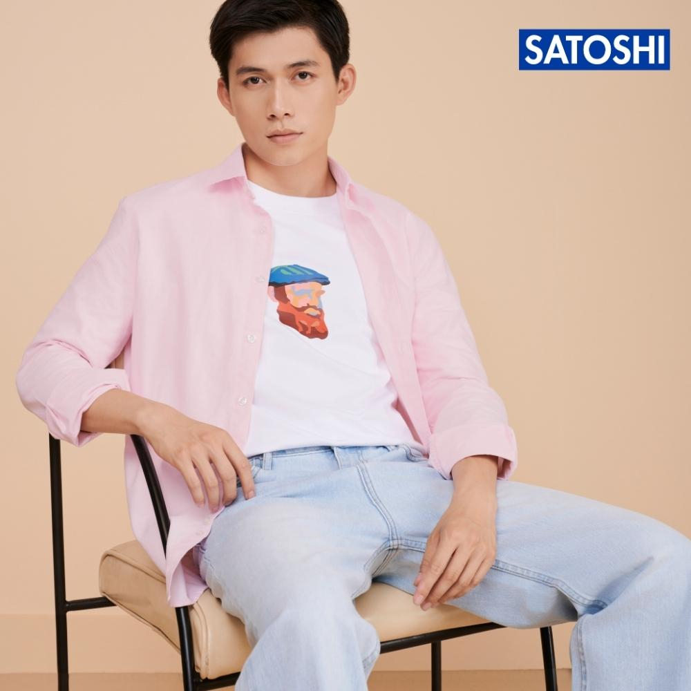 Áo sơ mi nam Oxford Satoshi SASM88 tay dài nhiều màu chất cotton thấm hút mồ hôi tốt