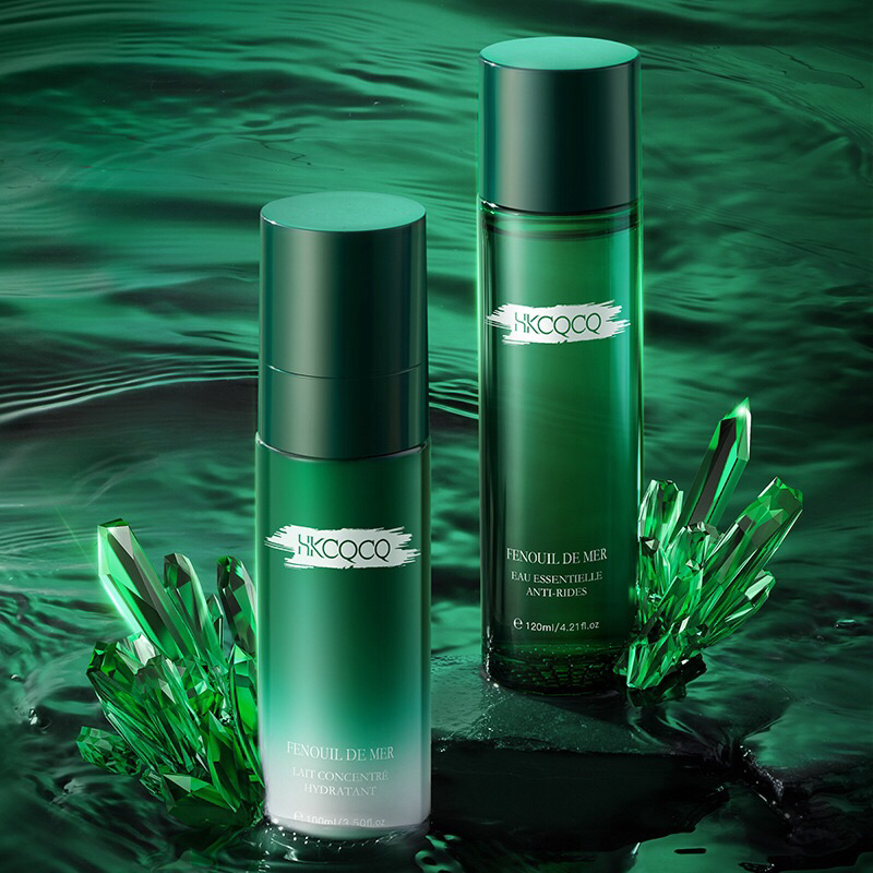 Bộ 2 dưỡng HKCQCQ Toner và sữa dưỡng chiết suất thì là biển dùng cho da nhạy cảm