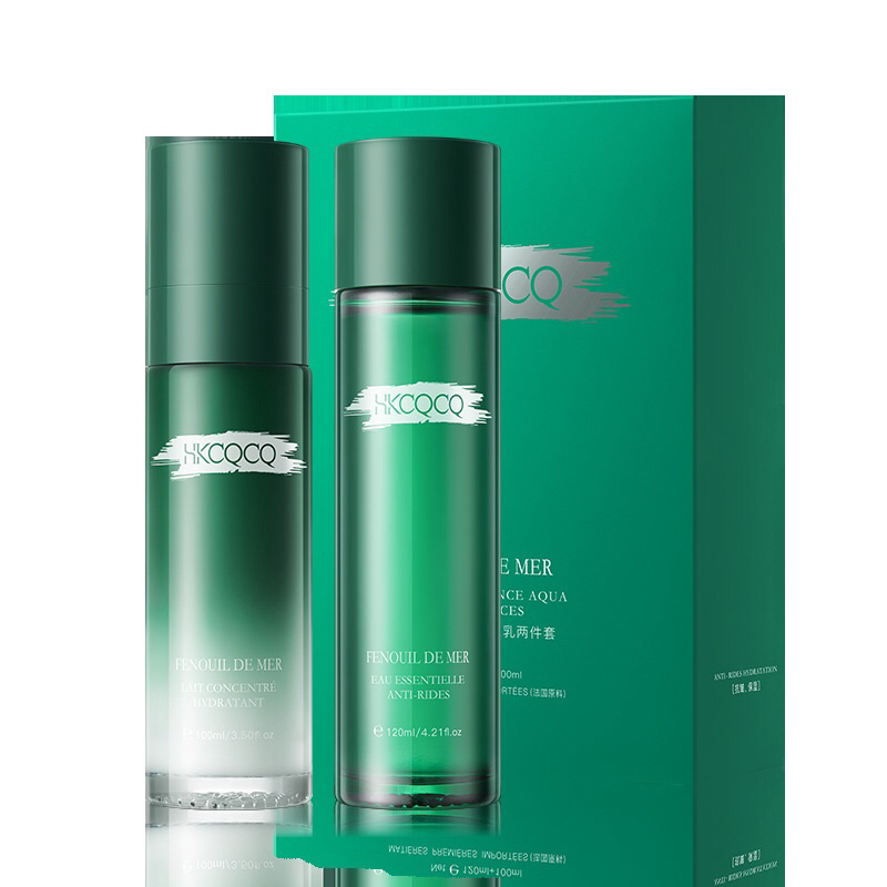 Bộ 2 dưỡng HKCQCQ Toner và sữa dưỡng chiết suất thì là biển dùng cho da nhạy cảm