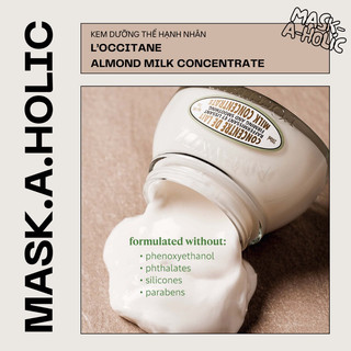 Kem dưỡng thể hạnh nhân L’OCCITANE Almond Smoothing and Beautifying Milk Concentrate