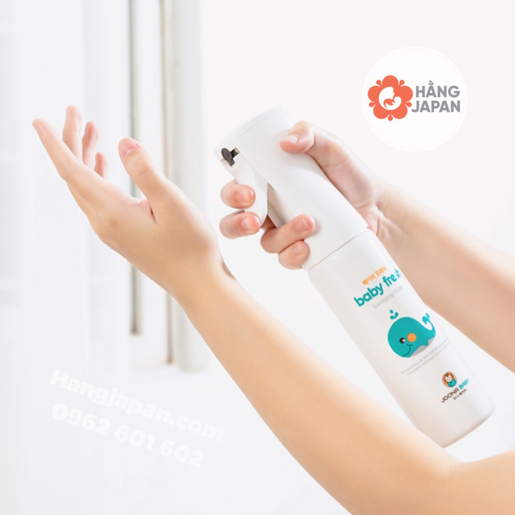 Chai xịt rửa tay diệt khuẩn Baby Fresh cho bé và gia đình